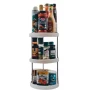 Въртяща се стойка с 3 нива за подправки и продукти – 360° органайзер за кухня, снимка 3