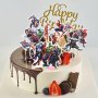 Avengers герои Отмъстителите Капитан Америка Хълк картонени топери украса декор клечки торта мъфини, снимка 2