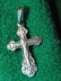 СПАСИ и СОХРАНИ Старинно СРЕБЪРНО ПРАВОСЛАВНО РАЗПЯТИЕ КРЪСТ СРЕБРО 925 с ПЕЧАТ на МАЙСТОРА 40531, снимка 18