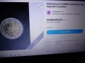 антики Гърция монета две Евро с буквата S в звездата 2002 Euros coin Greece Отлично запазена, снимка 4