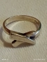 Винтидж сребърен пръстен "Пръстен на Исус рибата" 19562, снимка 5