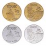 Титаник монета / Titanic coin, снимка 1 - Нумизматика и бонистика - 22521168