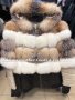 Дамски палта от естествена кожа и естествен косъм лисица, снимка 5