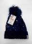 Нови детски зимни шапки с пайети, 9-15 г., снимка 4