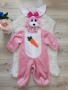 Детски карнавален костюм розово зайче, снимка 1 - Комплекти за бебе - 44921684