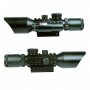 Бързомерец оптически прицел оптика оръжие мерник червен лазер бързомер еърсофт въздушна ловна пушка, снимка 2