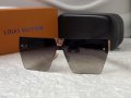 Louis Vuitton 2023 висок клас мъжки слънчеви очила маска, снимка 6