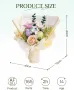 ROKR Flower Bouquet 3D пъзел букет модели комплекти за възрастни, изкуствени цветя, 450*320*420 мм, снимка 6