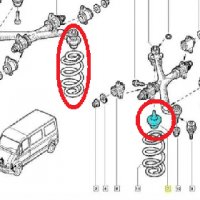 НОВ Шарнирен болт OPEL MOVANO 1998-2009 год., снимка 2 - Части - 13077294