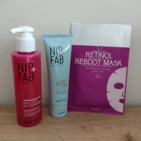3 продукта - Гел за почистване и скраб за лице NIP FAB + маска за лице, снимка 1 - Козметика за лице - 44927436