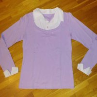 Лилава блузка, нова, снимка 3 - Детски Блузи и туники - 40308282