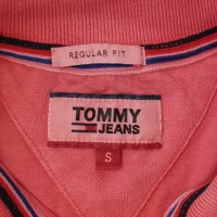 Tommy Hilfiger оригинална тениска S памучна поло фланелка, снимка 4 - Тениски - 37339877