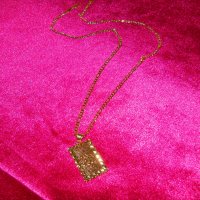 Продавам нов дамски позлатен ланец с корана, снимка 12 - Колиета, медальони, синджири - 24693017