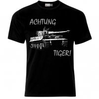 Мъжка Тениска Танк Тигър PzKpfw 6 Tiger 1 Panzer WW2 Army War Wehrmacht, снимка 1 - Тениски - 28319251