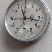 Джобен часовник Омега хронограф-Omega Split Second Chronograph Rattrapante, снимка 1 - Мъжки - 43032277