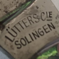Стар колекционерски сгъваем нож Loewen Messer Solingen Германия. марк., снимка 8 - Колекции - 44908228