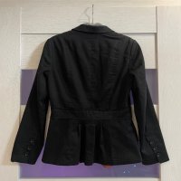 Дамско черно сако H&M, снимка 5 - Сака - 43467582