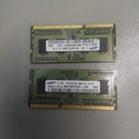 Продавам Ram памет Samsung 1GB 1Rx8 PC3-8500S, снимка 2 - Части за лаптопи - 28574085