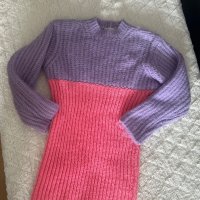 Плетен пуловер, снимка 1 - Блузи с дълъг ръкав и пуловери - 39968634