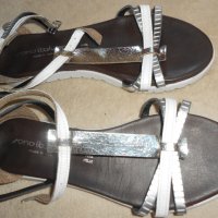 Дамски кожени  ниски сандали  Sono Italiana Shoes, снимка 4 - Дамски ежедневни обувки - 26311823