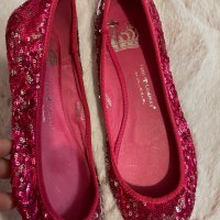 Нови цикламени балеринки с пайети  , снимка 7 - Дамски ежедневни обувки - 36715914