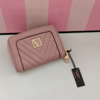 Victoria's secret оригинален голям розов портмоне/кардхолдър/чанта, снимка 2 - Чанти - 38963250