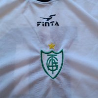 2001 Америка Минейро Бразилия щатски шампион оригинална футболна тениска FINTA фланелка с номер 10, снимка 3 - Футбол - 35499006