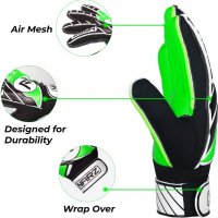 Нови Удобни предпазни вратарски ръкавици Защита на футбол за деца 15 години, снимка 6 - Футбол - 37713600