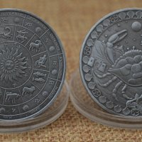 Монета зодия РАК   , снимка 2 - Нумизматика и бонистика - 37371216