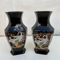 Италянски порцеланови вази. №2288, снимка 1 - Колекции - 36628909