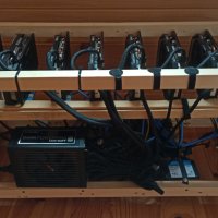 Mining RIG 8 броя карти ATI RADEON RX 6600XT 8БРОЯ – 400 mh/s – 4800 лева, снимка 3 - Работни компютри - 32753976