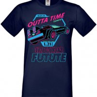 Мъжка тениска Back To The Future,Анимация,игра,Празник,Повод., снимка 7 - Тениски - 37939183