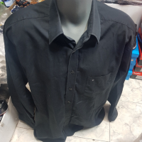 Продавам мъжка черна риза XL, снимка 1 - Ризи - 36536011