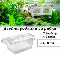 Родилка за рибки. Оборудване за аквариум.  Акваристика. Двойна родилка за рибки. , снимка 2 - Оборудване за аквариуми - 27774065