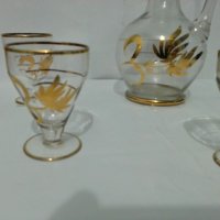 Стъклени чаши чашки и каничка , снимка 8 - Антикварни и старинни предмети - 26952852