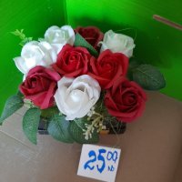 Букет от сапунени рози , снимка 14 - Подаръци за жени - 36791348