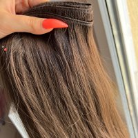 Естествена славянска коса 80см треса, снимка 1 - Аксесоари за коса - 38907704