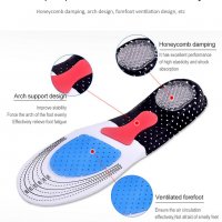 Спортни силиконови гел стелки с ортопедична масажираща подложка, снимка 4 - Други - 33204166