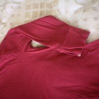 Червена блуза Дика , снимка 6 - Блузи с дълъг ръкав и пуловери - 40808539