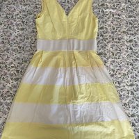 Лятна рокля жълто и бяло, снимка 9 - Рокли - 37465924