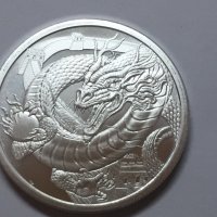 1 oz Сребро Китайски дракон, снимка 3 - Нумизматика и бонистика - 27345810