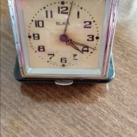 Часовник Слава в облицована с кожа кутия, снимка 1 - Колекции - 33077327