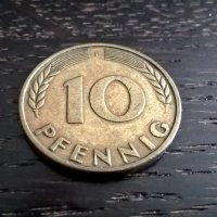Монета - Германия - 10 пфенига | 1950г.; серия F, снимка 2 - Нумизматика и бонистика - 28550548