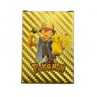 Карти за игра Pokémon, Голд, 100% пластик, 55 карти, снимка 5 - Игри и пъзели - 37694366