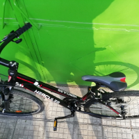 Алуминиев велосипед 28цо 24ско палцови команди аиро капли преден амортисьор много запазено , снимка 6 - Велосипеди - 44895123