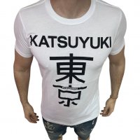 Мъжка тениска Dsquared Katsuyuki White !!!, снимка 1 - Тениски - 40059912