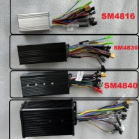 Контролер синусоидален Sabvoton SM4850 36V 48V 1000W 1500W 50A с LCD възможност, снимка 4 - Части за велосипеди - 42959918