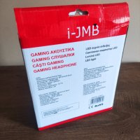 Геймърски слушалки i-JMB с LED светлини, снимка 2 - Слушалки за компютър - 39342038