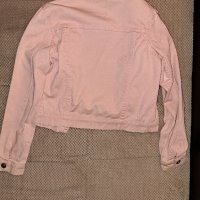 Розово дънково яке 12-14 г, снимка 3 - Детски якета и елеци - 43218065