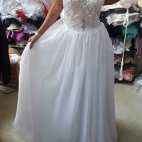 сватбена булчинска рокля със собствен обем и сияещ гръб, снимка 6 - Сватбени рокли - 27190033